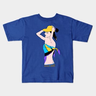 Beach Girl - Girl at the Beach Kids T-Shirt